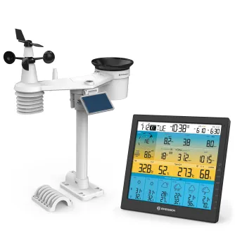 Meteoroloģiskās stacijas - BRESSER 6-day 4CAST PRO SF 7-in-1 Wi-Fi Weather Station with solar-powered sensor - ātri pasūtīt no ražotāja