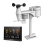 BRESSER WLAN Comfort Weather Station with 7-in-1 professional sensor and modern colour display