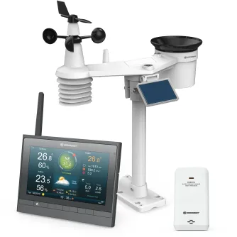 Meteoroloģiskās stacijas - BRESSER MeteoChamp 7-in-1 HD Wi-Fi Weather Station with various display modes - ātri pasūtīt no ražotāja