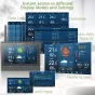 Meteoroloģiskās stacijas - BRESSER MeteoChamp 7-in-1 HD Wi-Fi Weather Station with various display modes - ātri pasūtīt no ražotāja