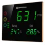 Meteoroloģiskās stacijas - BRESSER CO2 measuring device Smile XXL with traffic lights and extra-large LED display - ātri pasūtīt no ražotāja