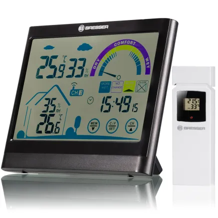BRESSER VentAir Thermo- / Hygrometer with Ventilation Notification