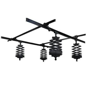 Sliežu stiprināšanas sistēmas - BRESSER CR-1 Ceiling Railsystem 3 x 3m with 4 Pantographs - perc šodien veikalā un ar piegādi