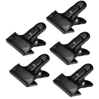 Turētāji - BRESSER BR-10 Metal Studio Clamps 5 pieces - ātri pasūtīt no ražotāja
