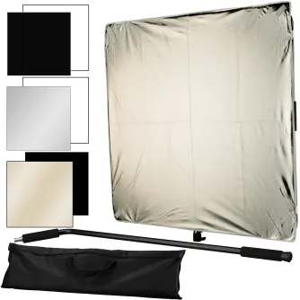 Atstarotāju paneļi - BRESSER BR-DP1000 6-in-1 Reflector/Diffuser Panel 100x100cm - ātri pasūtīt no ražotāja