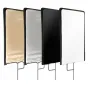 Atstarotāju paneļi - BRESSER C-Stand 5-in-1 Flag Panel 75x90cm - ātri pasūtīt no ražotāja