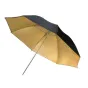 Foto lietussargi - BRESSER BR-BG83 Reflective Umbrella black/gold 83cm - ātri pasūtīt no ražotāja