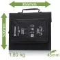 Portatīvie saules paneļi un spēkstacijas - BRESSER Mobile Solar Charger 40 Watt with USB and DC output - ātri pasūtīt no ražotāja