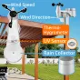 Meteoroloģiskās stacijas - BRESSER WIFI ClearView Weather Station with 7-in-1 Sensor - ātri pasūtīt no ražotāja