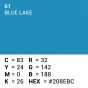 Backgrounds - Superior Background Paper 61 Blue Lake 2.72 x 11m - quick order from manufacturer