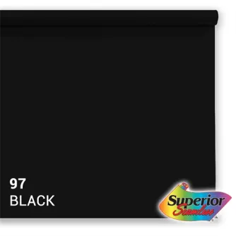 Sortimenta jaunumi - Superior Background Paper 97 Black 3.56 x 15m - ātri pasūtīt no ražotāja