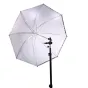 Sortimenta jaunumi - Falcon Eyes Umbrella Set Silver/White 152 cm incl. tripod and bracket - ātri pasūtīt no ražotāja