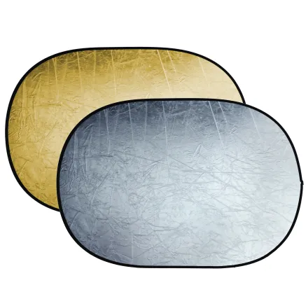 BRESSER BR-TR5 2-in-1 collapsible Reflector gold/silver 120x180cm