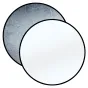 BRESSER TR-8 2-in-1 collapsible Reflector silver/white 110cm round