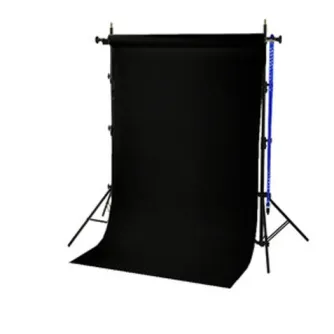 Fonu komplekti ar turētāju - BRESSER BR-TP240 Background System + Paper Roll 1.35x11m black - ātri pasūtīt no ražotāja