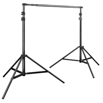 Fonu turētāji - walimex teleskopiskā fona Sistēma komplekts 120-307cm Nr.15227 - perc šodien veikalā un ar piegādi