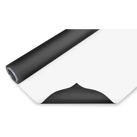 BRESSER Vinyl Background Roll 2.72 x 6m Black/White