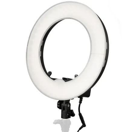 BRESSER BR-RL12 dimmable LED Daylight Ring Light 45W/4200 Lumens with Carry Bag