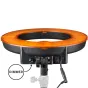 LED Gredzenveida lampas - BRESSER BR-RL12 dimmable LED Daylight Ring Light 45W/4200 Lumens with Carry Bag - ātri pasūtīt no ražotāja