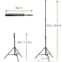 Statīvi apgaismojumam - BRESSER 2x BR-TP280 PRO-1 tripod (280 cm) + bag - ātri pasūtīt no ražotāja