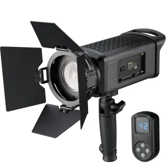 LED Monobloki - BRESSER SP-60 portable 60W LED Fresnel Light with Remote Control - ātri pasūtīt no ražotāja