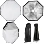 Piederumi kameru zibspuldzēm - BRESSER Super Quick easy-open Octabox, 90 cm for Speedlite Flashes - ātri pasūtīt no ražotāja