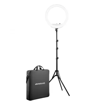 Ring Light - Westcott 18 Bi-Color LED Ring Light Kit with Batteries and Stand - quick order from manufacturer
