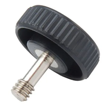 Caruba Adapterschroef 1/4M 1/4F met Kunststof Grip Lang AS 5