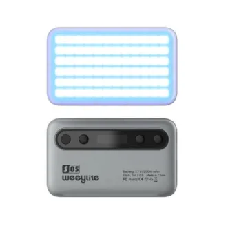 LED Phone Light - Weeylite S05 portable pocket RGB Light Grey - quick order from manufacturer