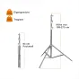 Boom Light Stands - Walimex pro lamp stand 270 cm Heavy Duty - quick order from manufacturer