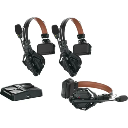 HOLLYLAND SOLIDCOM C1 PRO WIRELESS INTERCOM SYSTEM WITH 3 ENC HEADSETS SOLIDCOM C1 PRO-3S
