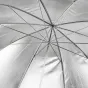 Foto lietussargi - walimex Reflex Umbrella black/silver 2 lay., 150cm - ātri pasūtīt no ražotāja