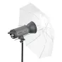 Foto lietussargi - walimex 2in1 Reflex Transl. Umbrella white 109cm 17655 - ātri pasūtīt no ražotāja