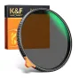 Soft filtri - K&F Concept 77mm, multifunctional adjustable black mist1/4&ND2~32, HD KF01.1815 - ātri pasūtīt no ražotāja