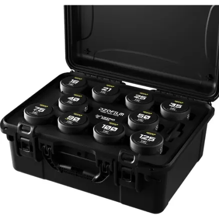 DZO Optics DZOFilm Vespid Prime Cine 10-Lens Kit 16/21/25/35/40/50/75/100/125mm T2.1+Macro 90mm T2.8 PL VESPKIT-10LENS-PL
