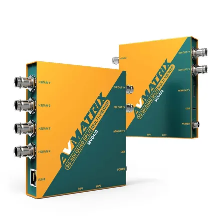 AVMATRIX MV0430 4 Channel SDI Multiviewer MV0430