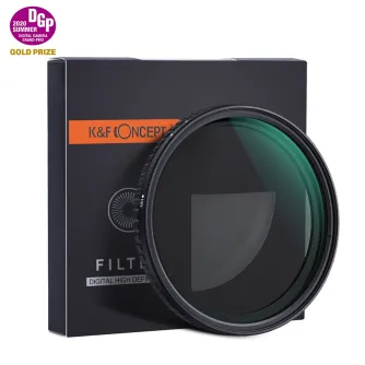 ND neitrāla blīvuma filtri - K&F Concept 77MM Nano-X Variable/Fader ND Filter, ND8~ND128, W/O Black Cross KF01.1329 - ātri pasūtīt no ražotāja