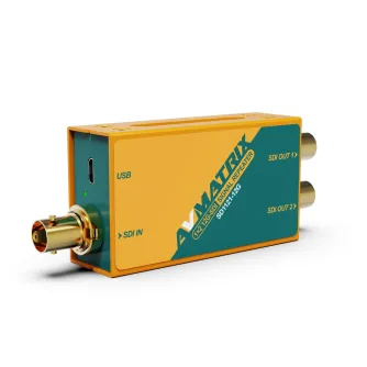 Signāla kodētāji, pārveidotāji - AVMATRIX SD1121-12G 1×2 12G-SDI SIGNAL REPEATER SD1121-12G - ātri pasūtīt no ražotāja