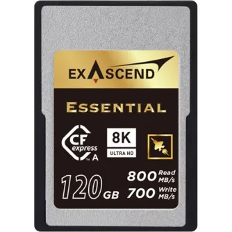 Atmiņas kartes - Exascend 120GB Essential Series CFexpress Type A Memory Card EXPC3EA120GB - ātri pasūtīt no ražotāja