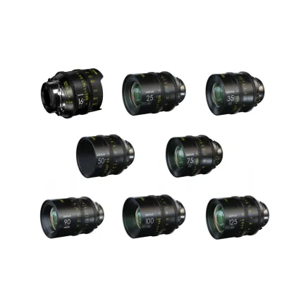 DZO Optics DZOFILM Vespid Prime 8-Lens Kit - PL Mount (16/25/35/50/75/90/100/125mm) VESPKIT-8LENS-PL