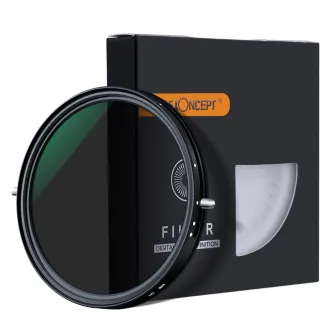 ND neitrāla blīvuma filtri - K&F Concept 58MM Nano-X CPL+Variable/Fader NDX ND2~ND32,Waterproof, Anti Scratch, Green Coated, W/O Black Cross KF01.1379 - ātri pasūtīt no ražotāja
