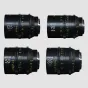 DZO Optics DZOFilm Vespid 4-lens Kit PL (35,50,125 T2.1 + Macro 90mm T2.8) VESPKIT-4LENS-PL-1