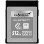 Atmiņas kartes - Exascend 512GB Element Series CFexpress Type B Memory Card EXPC3S512GB - perc šodien veikalā un ar piegādi