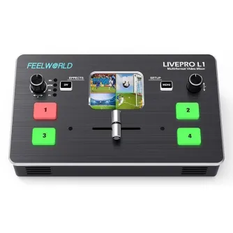 Video mikseri - Feelworld LivePro L1 4x HDMI Switcher USB Streaming LIVEPROL1 - ātri pasūtīt no ražotāja