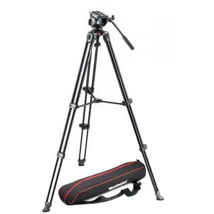 Manfrotto Tripod with fluid video head Lightweight MVK500AM + MVKH500A