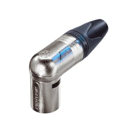Neutrik NC3MRX 3-Pole Right Angle Male Cable Connector, Nickel