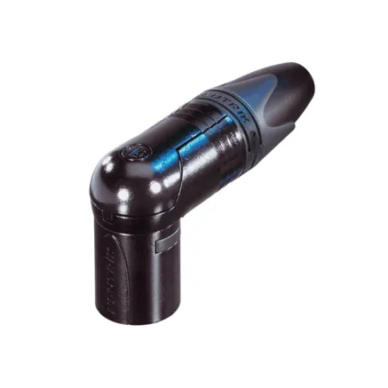 Neutrik NC3MRX-B 3-Pole Right Angle Male Cable Connector