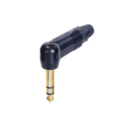 Neutrik NP3RX-B 1/4 Professional Phone Plug, Gold Contacts, Black