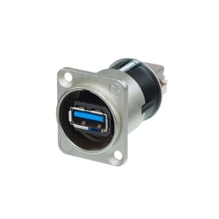 Neutrik NUSB3 panel mount connector USB3 NAUSB3