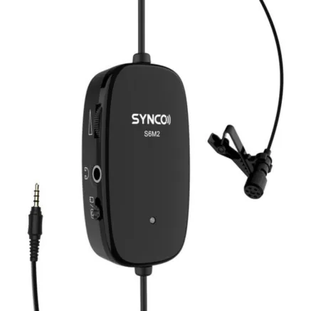 SYNCO Lav-S6M2 Lavalier Microphone with Upgraded Features